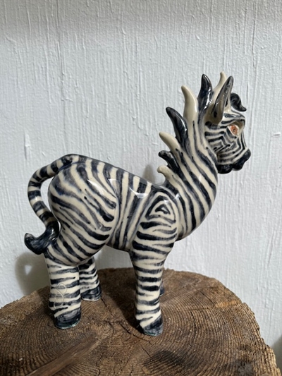 Zebra i keramik 