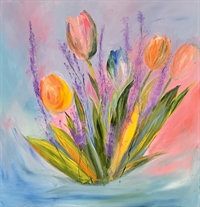Tulipaner 60 x 60 cm