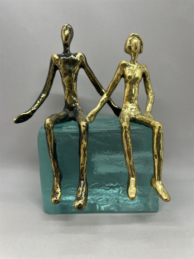 Bronzefigurer \'\'Sitting People\'\' - små