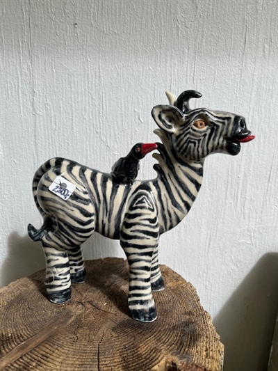 Zebra i keramik 