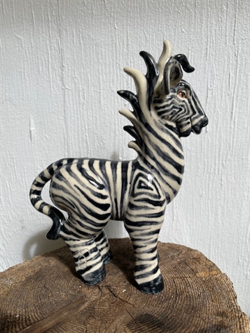 Zebra i keramik 